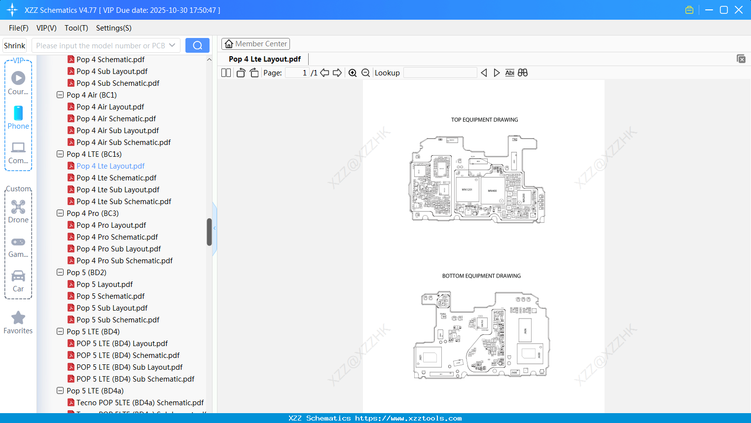 Tecno Pop 4 Lte Layout